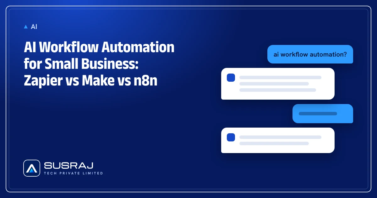 AI Workflow Automation for Small Business: Zapier vs Make vs n8n