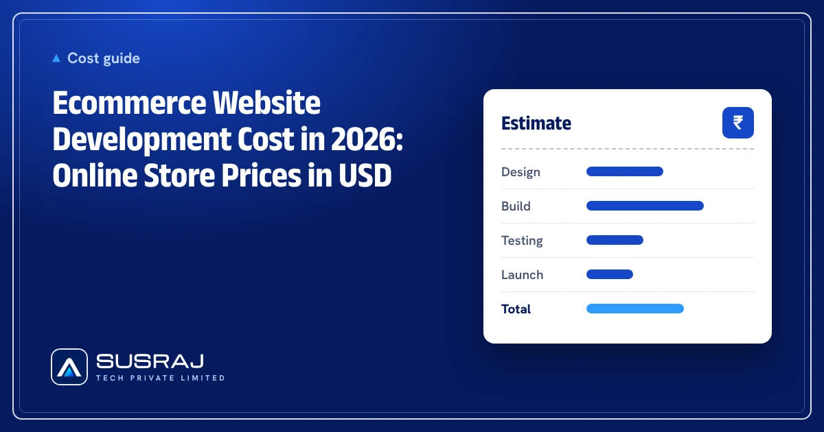 Ecommerce Website Development Cost in 2026: Online Store Prices in USD