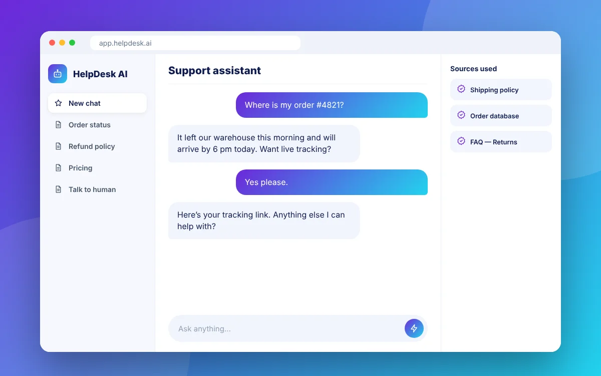 Sample ai & automation design
